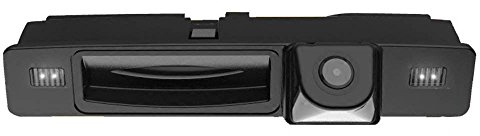Kalakus Umkehrbare Fahrzeug-spezifische Griffleiste Kamera 170 Grad Rückfahrkamera Griff Einparkhilfe Wasserdicht für Ford Escort Focus CTCC Ecoboost 2015 2016 2017 Trunk Handle