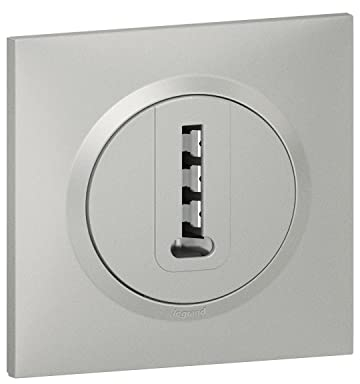 Legrand - Prise téléphone en T dooxie livrée avec plaque carrée alu - emballage blister