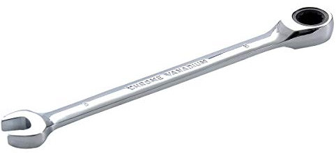 KATUR - Set di chiavi a cricchetto fisse da 8 mm e chiavi a mano, in acciaio al cromo vanadio, con estremità metrica, kit standard (8 mm)