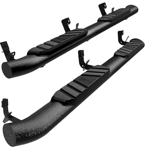 Tyger Auto TG-SS2D35118 Tyger Rider Running Boards Compatible with 2009-2018 Dodge Ram 1500 (Include 2019-2021 Classic) | Quad Cab Only | 3.5 Wide | Textured Black | Side Step | Nerf Bars