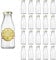 Espirito Rebelde Lot de 24 Bouteilles en Verre Vides de 250 ml avec Couvercle | Bouteilles en Verre pour Jus, Lait, Barbecue, Sauces | Idéales pour Pique-niques, Mariages et Fêtes