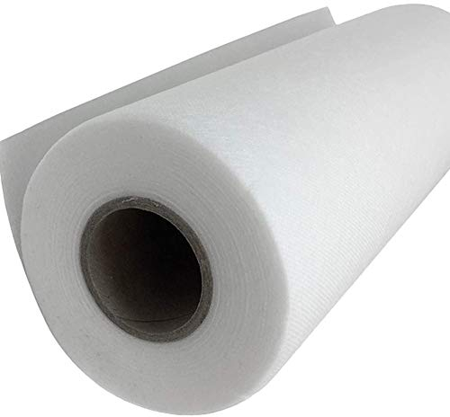 Seneme Wasserlöslicher Stabilisator für Stickrückseite und Belag (30,5 cm x 45,7 m Rolle), Stickstabilisator für Maschinenstickerei, Stabilisator und Handnähen, 42,5 g