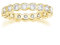 Zakk Eternity Ring Damen Ewigkeitsringe Vorsteckring 4mm Schmal Zirkonia Verlobungsringe Eheringe Trauringe Memoire Ringe (Gelbgold,57 (18.1))