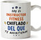 MUGFFINS Tazas para INSTRUCTOR FITNESS hombre - En Español - Todos te advirtieron - 11 oz / 330 ml - Regalo original y divertido
