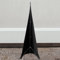 WedDecor Black Double Sided Stretchable Tripod DJ Speaker Stand Cover for Weddings, Banquets, Birthdays, Reception, Parties, Special Events, Washable, 2pcs