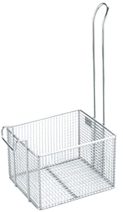 Espumadera de Aceite con Colador Para Freír Mango Vertical de acero inoxidable, rejilla pequeña for patatas fritas, cesta for freír, filtro colador, rejilla for freír for restaurante, cocina, Hotel Co