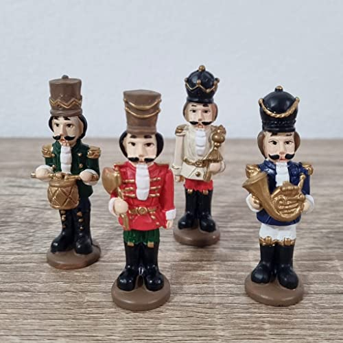 Sindy Bomboniere - Soldatino Schiaccianoci Portafortuna 24pz Multicolore, 7cm, Tradizionale, Ideale per Bomboniere Comunione o Decorazione