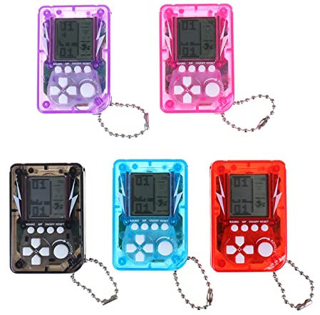 SFAFT Mini Classic Game Machine palmare retrò nostalgico Mini Console di Gioco con Portachiavi Videogioco