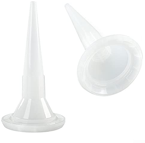 Lot de 50 Embouts en Silicone pour buse de calfeutrage en Plastique