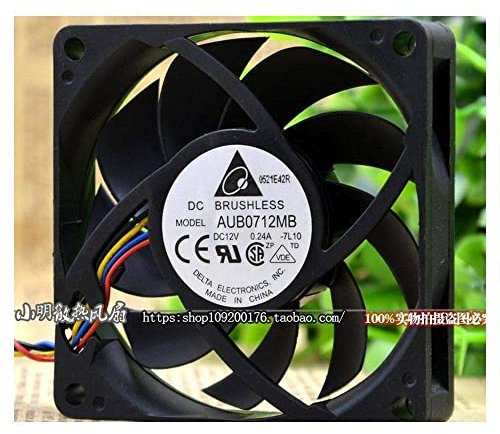 For CPU fan 7 cm 4 pin PWM silent CPU fan AUB0712MB 0.24A