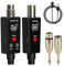 Elimavi 2.4GHz UHF Wireless Microphone System XLR Mic Adapter 6 Channels’ Dynamic Wireless Transmitter and Receiver for Dynamic Microphone, Audio Mixer, PA System.