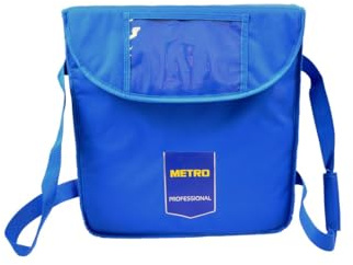 METRO Professional Pizza-Liefertasche, Polyester, Grš§e M, 42 x 42 x 16 cm, blau