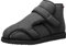 ZHENSI Chaussures Diabétiques Hommes, Chaussures Réglables pour Pieds Larges Et Gonflés Pantoufles Montantes Chaudes en Mousse À Mémoire De Forme Antidérapantes,Gris,44 EU