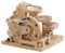 fisca Holz-Marmorbahn 3D Puzzle - Elektrisch betriebenes Baukit mit Antriebszahnrädern für Erwachsene und Kinder - Kreatives Holzmodell Geschenke für Jungen und Mädchen