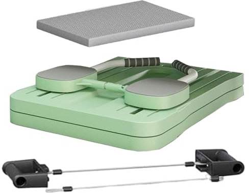 Multifunktionales Pilates-Board, Pilates Reformer, Faltbare Pilates Brett Für Zuhause, Multifunktionales Bauchtrainingsbrett Heimübungsbret, Automatisches Rückprall Bauchmuskel Rollerrad