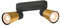 SLV PURI 2.0 Cone, Wand- und Deckenaufbauleuchte, long, 2 x max. 6 W GU10, schwarz/gold