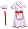 kowaku Conjunto de Disfraz de Chef para niños, Uniforme de repostería, Accesorios de Cocina para niños para Regalo de Cosplay, XL