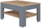Vicco Couchtisch Milan, Wohnzimmertisch mit Schublade, Anthrazit/Goldkraft Eiche, 92.2 x 65 cm