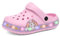 Enfants LED Sabots Garçons Chaussons Douceur Fille Chaussures de Plage Respirantes Sandales Légères Chaussures de Jardin Antidérapantes EU 24-35