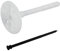 AERZETIX - Ensemble de 10 Chevilles d'isolation à Frapper Ø10x120 mm + 10 Clous 125 mm - en Nylon - Fixation de Panneaux Isolant Plaque Thermique polystyrène extrudé expansé