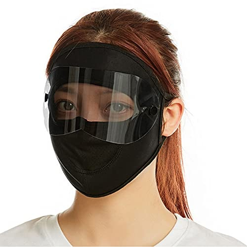 YPBEW Damen-Sonnenschutz, Vollgesicht, Eisseide, waschbar, atmungsaktiv, Augenschutz, Motorrad, multifunktional, Gesichtsschutz, Sonnenschutz, Eisseide