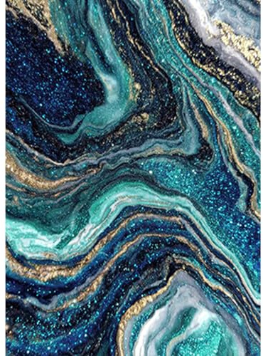 AIRDEA Abstraktes Wirbeln Diamond Painting Erwachsene, Ozeanoberfläche Diamant Painting Bilder, DIY 5D Bastelset Erwachsene Frauen als Haus Wanddeko 30x40 cm
