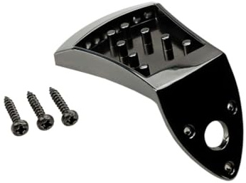 ECVGHD 8-saitiger Mandolinensaitenhalter mit Schrauben, Mandoline, gewölbter Saitenhalter