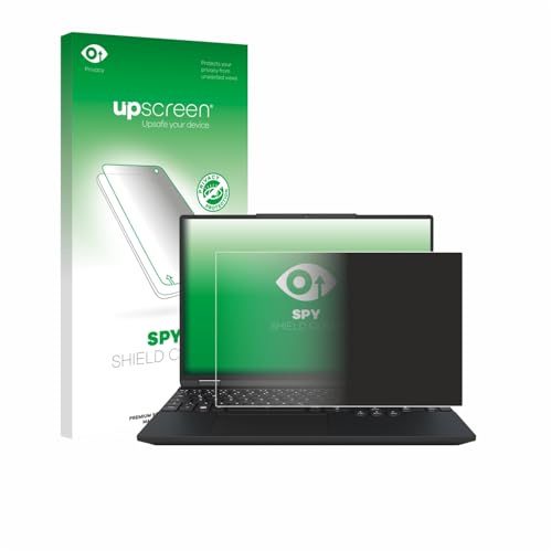upscreen Blickschutzfolie für Tuxedo InfinityBook Max 15 Gen 10 | Anti-Spy Displayschutz Made in Germany Privacy Screen Protector Sichtschutz Blaulichtfilter Klare Folie