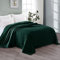 Exclusivo Mezcla Fleece Blanket Queen Size for Bed, Super Soft and Warm, All Season Use, Cozy, Plush, Lightweight, 230x230 CM, Forest Green