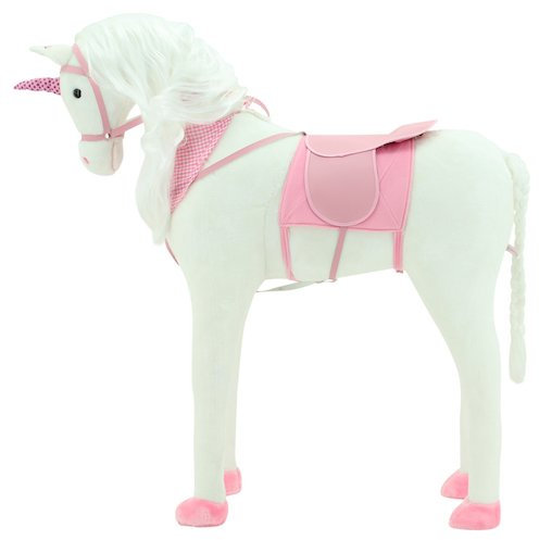 Sweety Toys 10004 Einhorn Plüsch Pferd XXL Riesen Giant Stehpferd