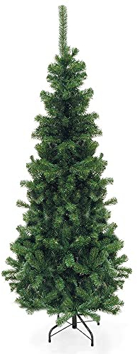 Albero di Natale slim 436 rami h.180 cm, Sestriere