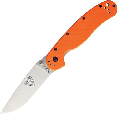 Ontario 8848ORANGE G-10 Rat 1 Linerlock ON8848OR Couteau pliant de poche Noir