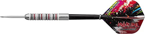 Legend Darts D2884 Kevin Painter | 22 g Stahlspitze Dartpfeile Set mit Premium 90% Tungsten gerändeltem Barrel