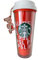 STARBUCKS PSL Pumpkin Spice Latte Becher mit Deckel, Griff und Anhänger, 473 ml