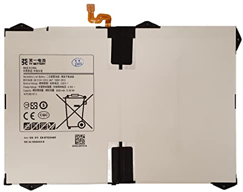 TY BETTERY® Batterie Compatible avec EB-BT825ABE Samsung Galaxy Tab S3 9.7''