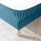 Cache-sommier 160x200 Bleu – 100% Coton Jersey Extensible – Doux, Résistant, Facile à Installer – Oeko-TEX – pour sommier de 15 à 30 cm