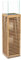 VIVANNO Windlicht-Säule Kerzenständer Holz Candela Braun mit Streben - 100x25x25