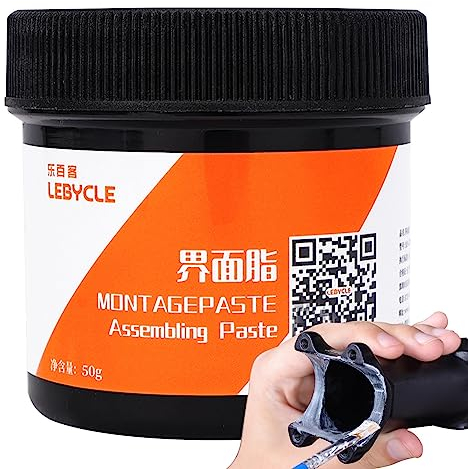 Fahrradfett | 50g Fahrrad Fett und Schmiermittel | Fahrrad Wasserdicht für Pedale, Lager und Komponenten, Montagepaste Fahrzeug Road OnMountain