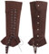 GORGECRAFT 2Stk Mittelalterliche Stiefelüberzüge Beinwickel Renaissance-Ritter-Beinschützer Gamaschen Kunstsamt Verstellbarer Kordelzug Stiefelüberzüge Schuhzubehör Halloween Cosplay Kostüm Kaffee