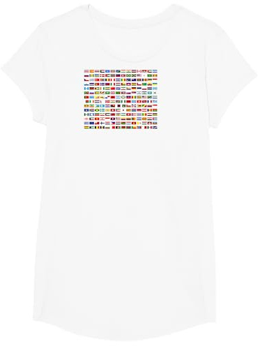 Alle Länder Flaggen der Welt 287 Flag International T-Shirt
