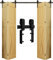 WOLFBIRD Plegables 2.44M/7FT Herraje para Puerta Corredera Kit de Accesorios para Doble Plegable Puertas Correderas para aberturas de puerta de 200-220cm