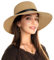 Acado Women Sun Straw Hat - Summer Wide Brim Beach Hats UV Protection Foldable Hat for Outdoor Gardening Khaki