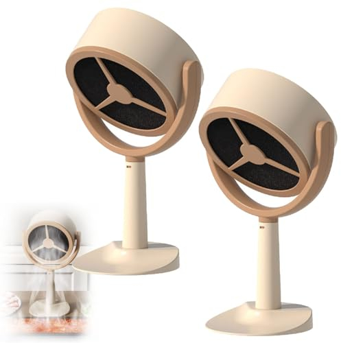 Portable Smoke Purifier Fan，Mini Cooker Hood for Kitchen，portable range hood,for Home, Car, Office, Filter Fumes (Color : Direct plug model, Size : 2pcs)