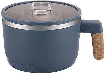ZUIAI Portable Ramen Bowl Instant Noodles Pot Serving Bowl(E)