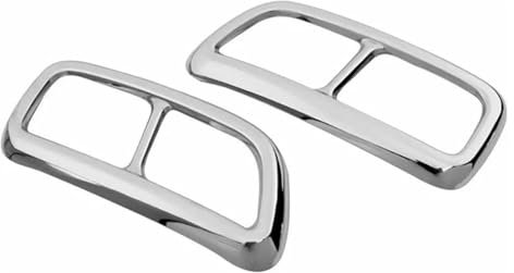 Spring talks Auspuffblenden Für Volvo XC90 2016-2018 Auto Endrohre Auto Hinten Auspuff Endrohr Abdeckung Trim