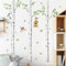 Decvictor Wandtattoo Birke Baum Weiße realistische Baum Wandsticker Kinderzimmer Babyzimmer Jungenzimmer Mädchenzimmer Wanddeko (H: 171cm)