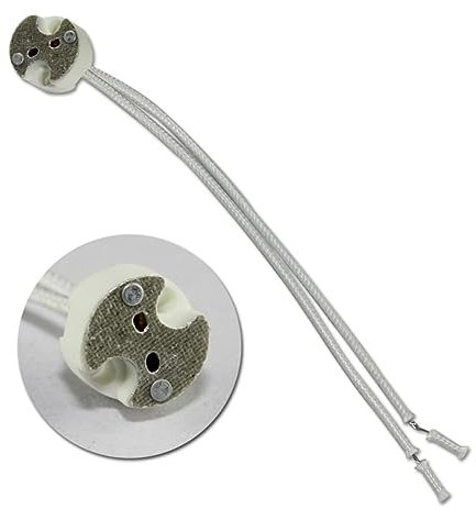 KITANDOVE Keramik-lampenfassung Mr16 Mr11 12v Kabelanschluss Niedervolt-fassung Für Einbaustrahler 10 Stück Satz