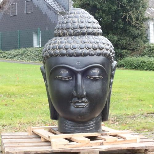 Oriental Galerie Buddha Kopf Head Figur Skulptur Bali Garten Beton Gartenfigur 100cm