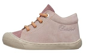 Naturino Lauflernschuhe aus Veloursleder, Altrosa 23