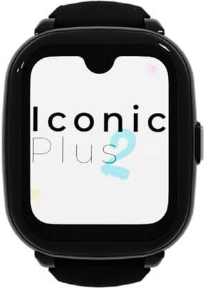 SaveFamily Iconic 2 Plus 4G. Smartwatch voor kinderen. Videogesprek, Video, Beller-ID, Muziek, Bluetooth, App Store, Whatsapp. GPS-kinderhorloge, Camera, SOS, waterdicht (Iconic 2 Plus, Gotham Black)